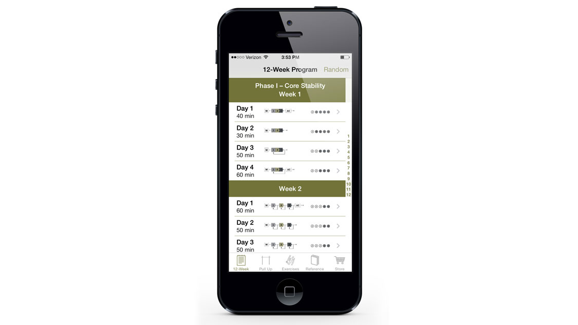 Randomized Workout Selector
